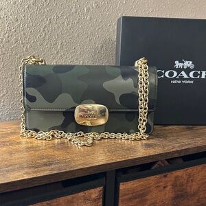 Coach Camo Eliza Crossbody